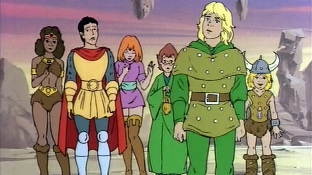 the kids from the dungeons and dragons cartoon