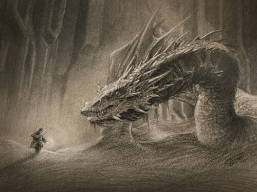 A Fiery Profile of Smaug The Hateful Dragon
