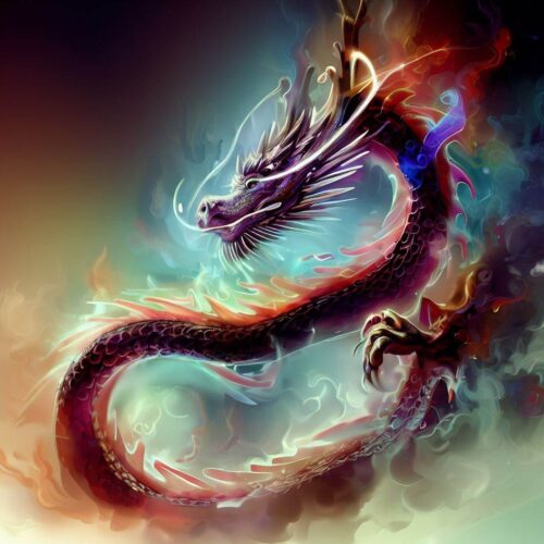 Chinese dragons are perfect for digital art