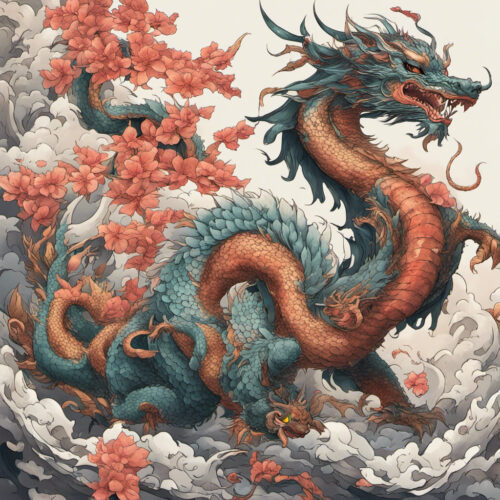 Japanese Dragon Artwork