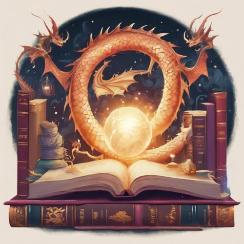 The mystical dragon world