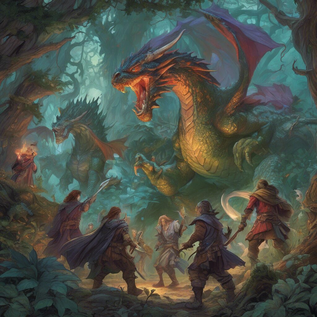 Creative Battle with Dragons in AD&D 2nd Edition