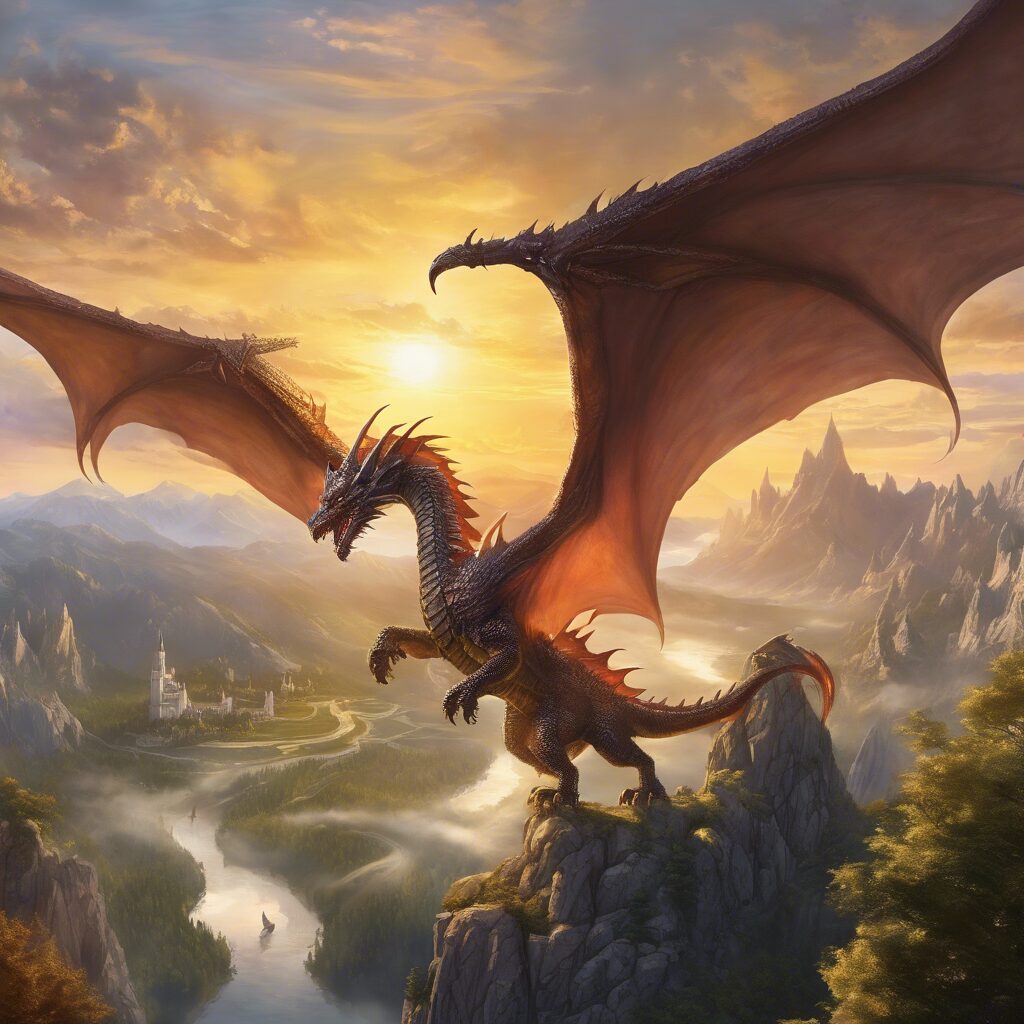Intricate dragon design